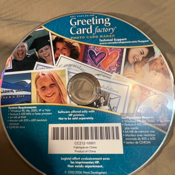 CD rom greeting card maker - Picture 1 of 2